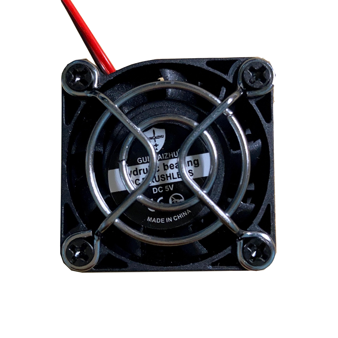 40 millimetre fan, heatsink, and guard